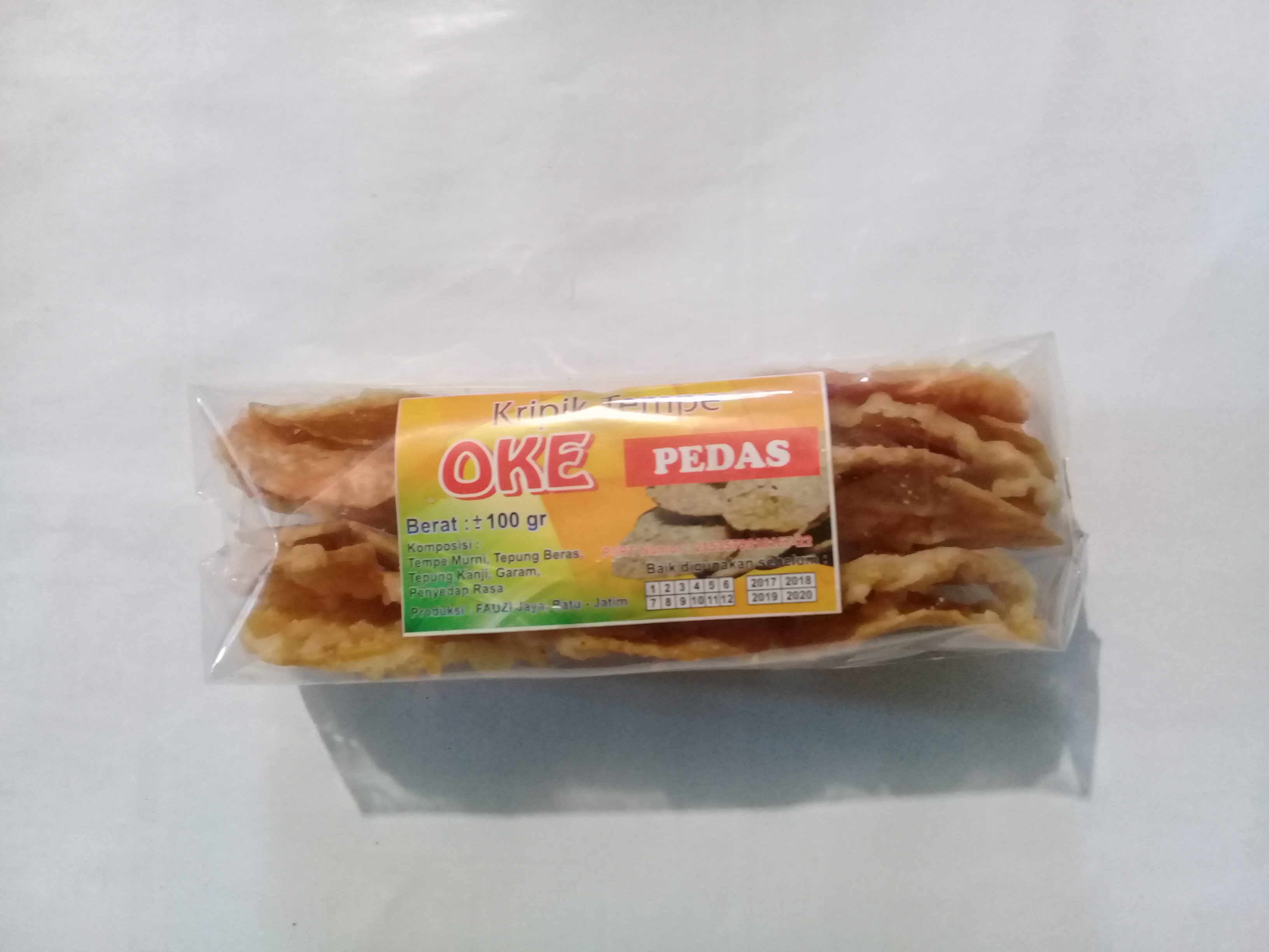 Kripik Tempe Merek OKE